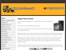 Tablet Screenshot of diggermats.co.uk